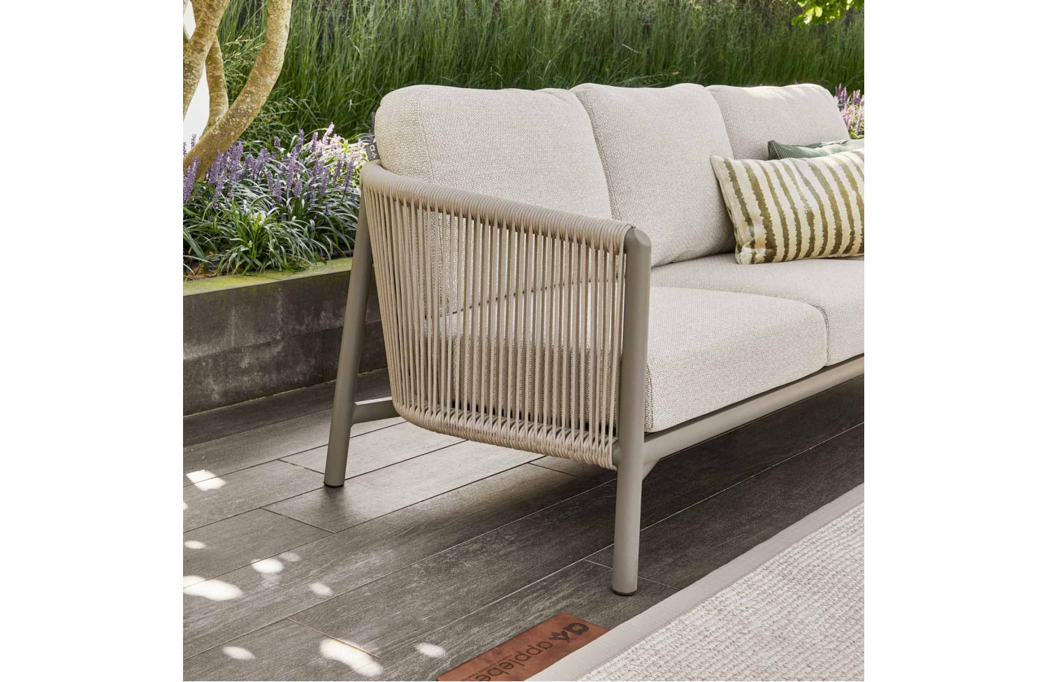 Sofa 3-osobowa (z poduszkami) APPLE BEE BORA BORA 72000227 TAUPE / GREY