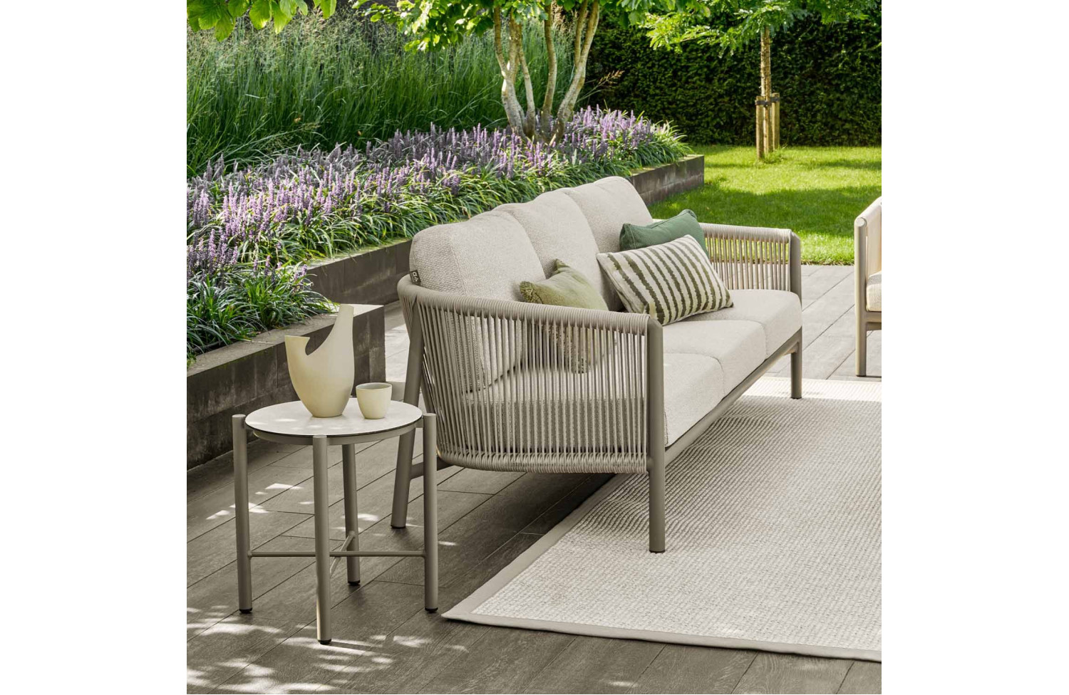 Sofa 3-osobowa (z poduszkami) APPLE BEE BORA BORA 72000227 TAUPE / GREY