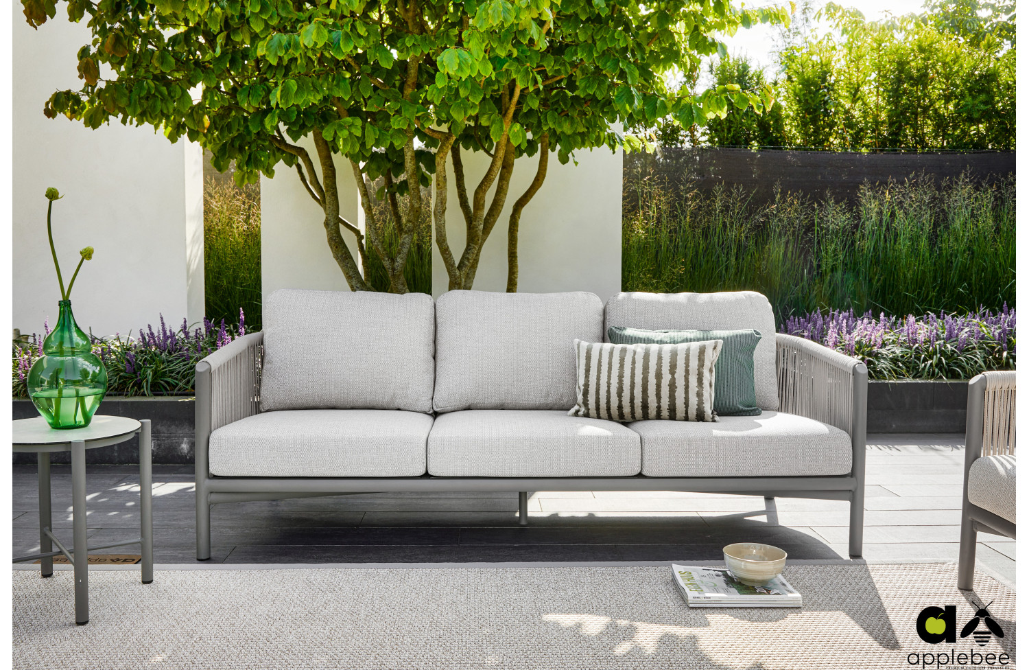 Sofa 3-osobowa (z poduszkami) APPLE BEE BORA BORA 72000227 TAUPE / GREY