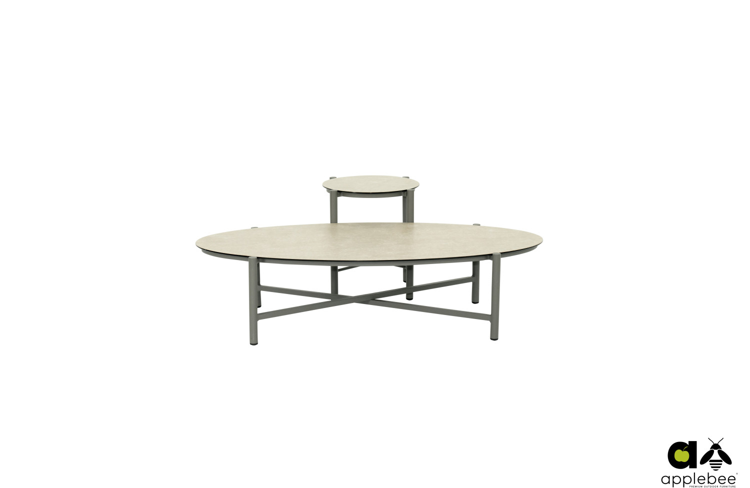 Stolik Kawowy d.40 APPLE BEE BORA BORA 72000548 / TAUPE / GREY