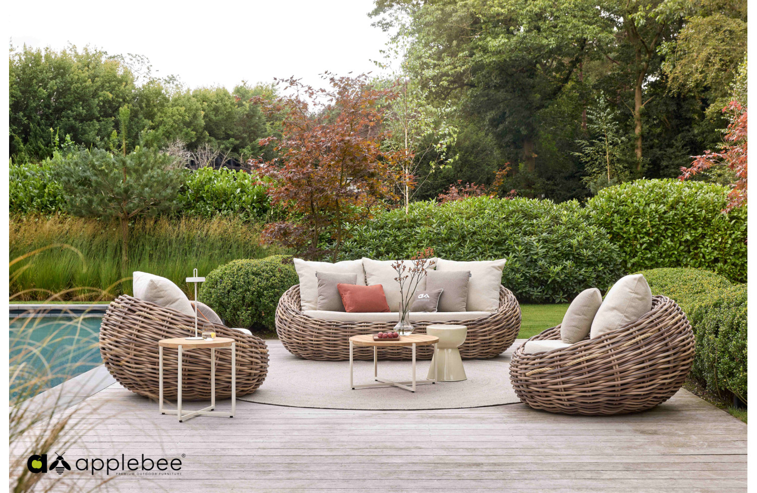 Dywan d.300 72000381 / ciemny beżowy APPLE BEE SWIRL