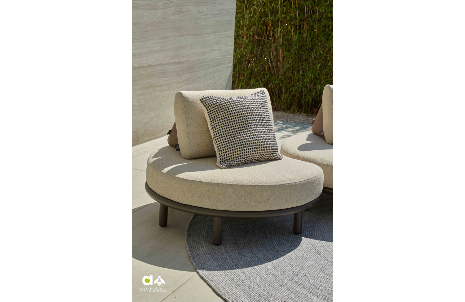 Килим д.300 72000379 /темно-сірий APPLE BEE SWIRL