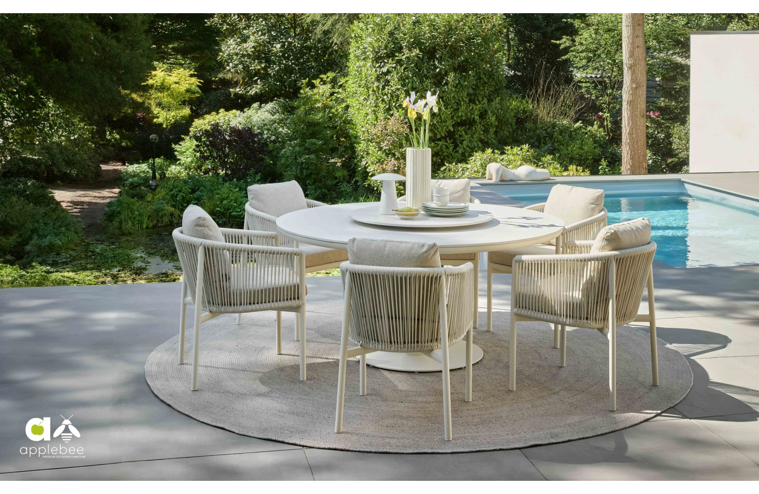 Килим д.300 72000381 / темно-бежевий APPLE BEE SWIRL