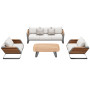 Lounge set (with cushions) HIGOLD WING 204930 / WHITE