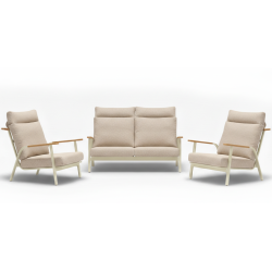 Lounge set (with cushions) LAGOM DANDY LM 02T (1 pc) LM 12T (2 pcs) / TAUPE