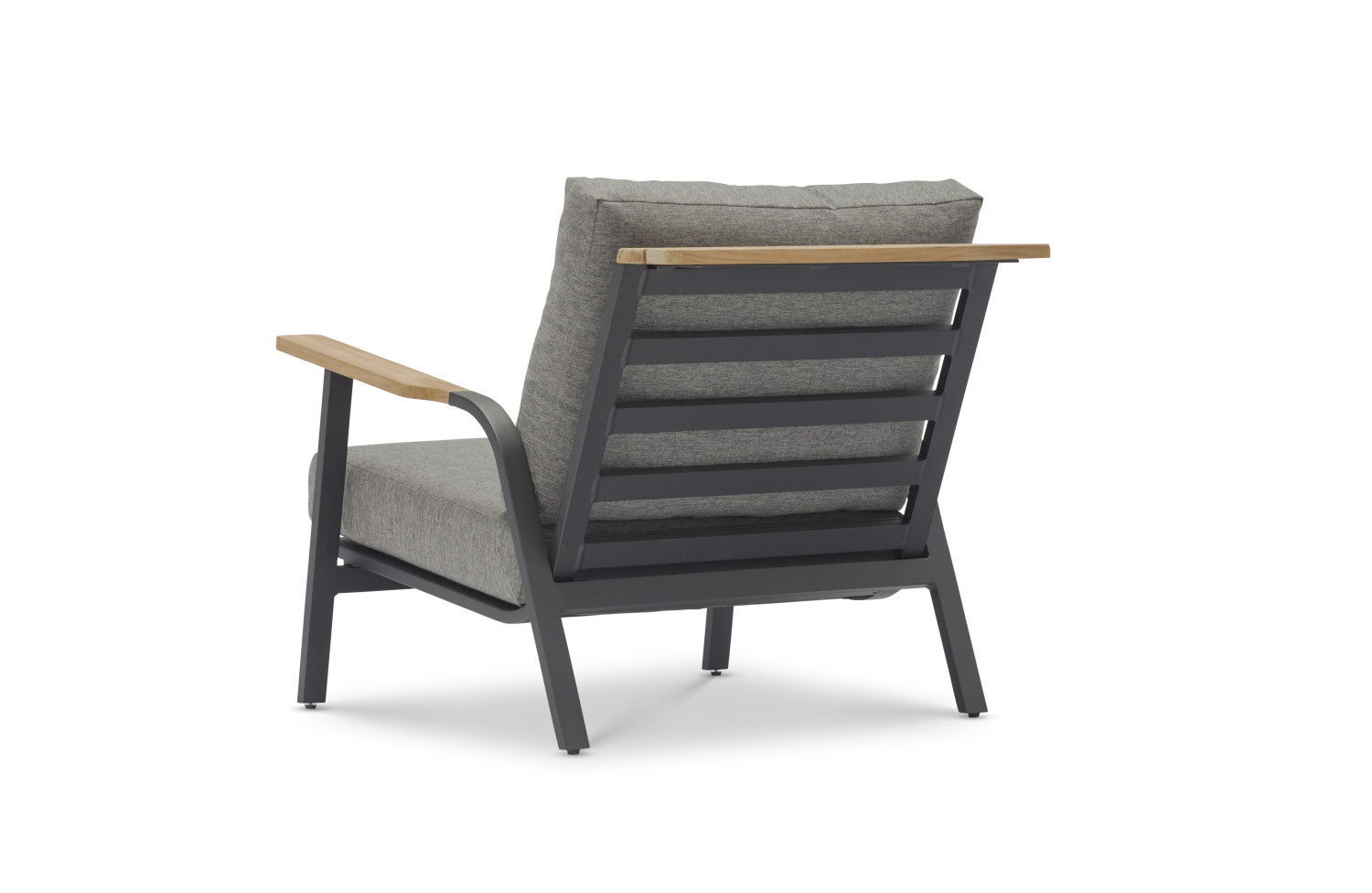 Zestaw wypoczynkowy dla 4 osób (z poduszkami) LAGOM DANDY LM 02G (1 szt.) LM 12G (2 szt.) / ANTHRACITE