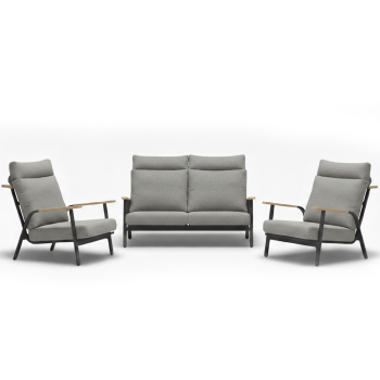 Комплект для відпочинку (з подушками) LAGOM DANDY LM 02G (2 шт.) LM 12G (2 шт.) / ANTHRACITE