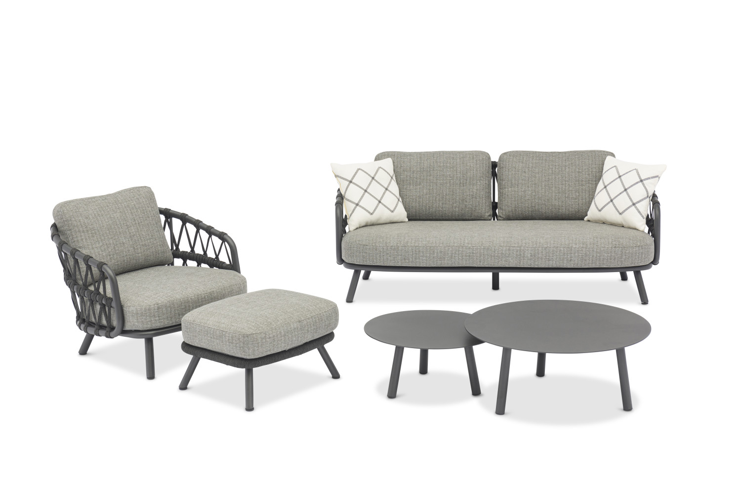 Комплект для відпочинку (з подушками) LAGOM HARBOUR Lm 23A-B (1 шт.) Lm 24B (2 шт.) Lm 25B (2 шт.) / BRONZE