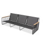 Lounge set (with cushions) LAGOM RIVA Lm 48G (1 pc) Lm 46G (2 pcs) / ANTHRACITE