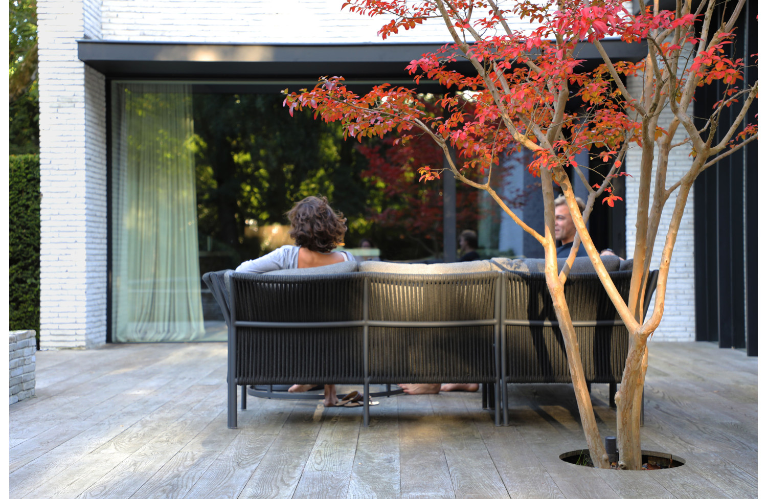 Coner set (with cushison) LAGOM JUNE Lm 41G Lm 42G Lm 43G Lm 44G / ANTHRACITE