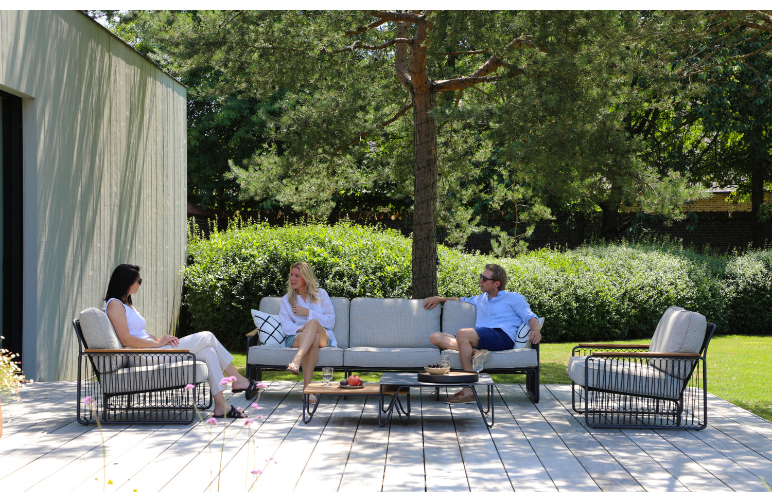 Coner set (with cushions) LAGOM RIVA Lm 51G Lm 52G Lm 53G Lm 54G Lm 37G Lm 38G / ANTHRACITE