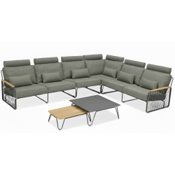 Coner set (with cushions) LAGOM RIVA Lm 51G Lm 52G Lm 53G Lm 54G Lm 37G Lm 38G / ANTHRACITE