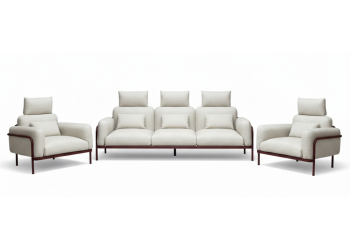 Lounge set (with cushions) LAGOM CORAL Lm 68R (2 pcs) Lm 69R (1 pc) / BURGUNDY