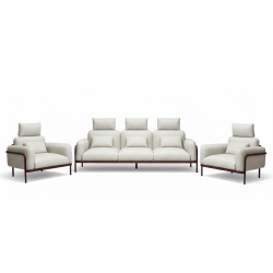 Zestaw wypoczynkowy dla 5 osób (z poduszkami) LAGOM CORAL Lm 68R (2 szt.) Lm 69R (1 szt.) / BURGUNDY