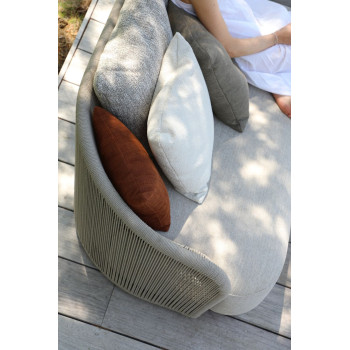 Zestaw narożny dla 5 osób (z poduszkami) LAGOM WAVE Lm 82T Lm 83T Lm 84T Lm 85T Lm 86T / TAUPE