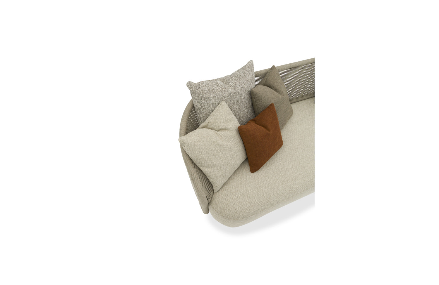 Coner set (with cushions) LAGOM WAVE Lm 82T Lm 83T Lm 84T Lm 85T Lm 86T / TAUPE