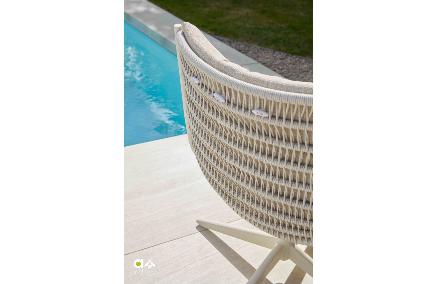 Dining Armchair (with cushions) APPLE BEE CAMP BAY 72000574 / OYSTER