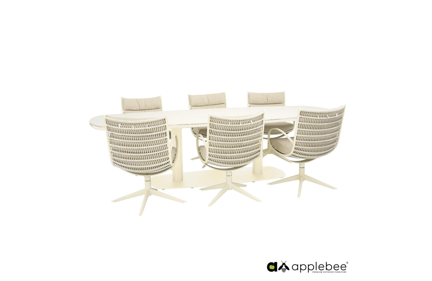 Dining Armchair (with cushions) APPLE BEE CAMP BAY 72000574 / OYSTER