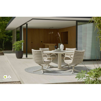 Dining Armchair (with cushions) APPLE BEE CAMP BAY 72000574 / OYSTER