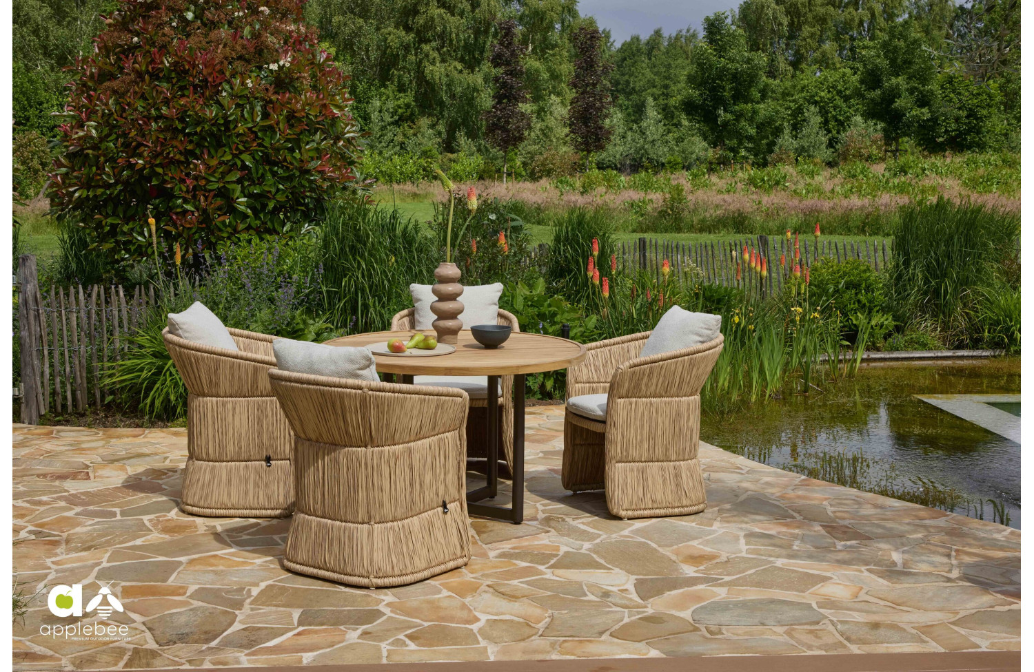 Dining Armchair (with cushions) APPLE BEE GILI 72000643