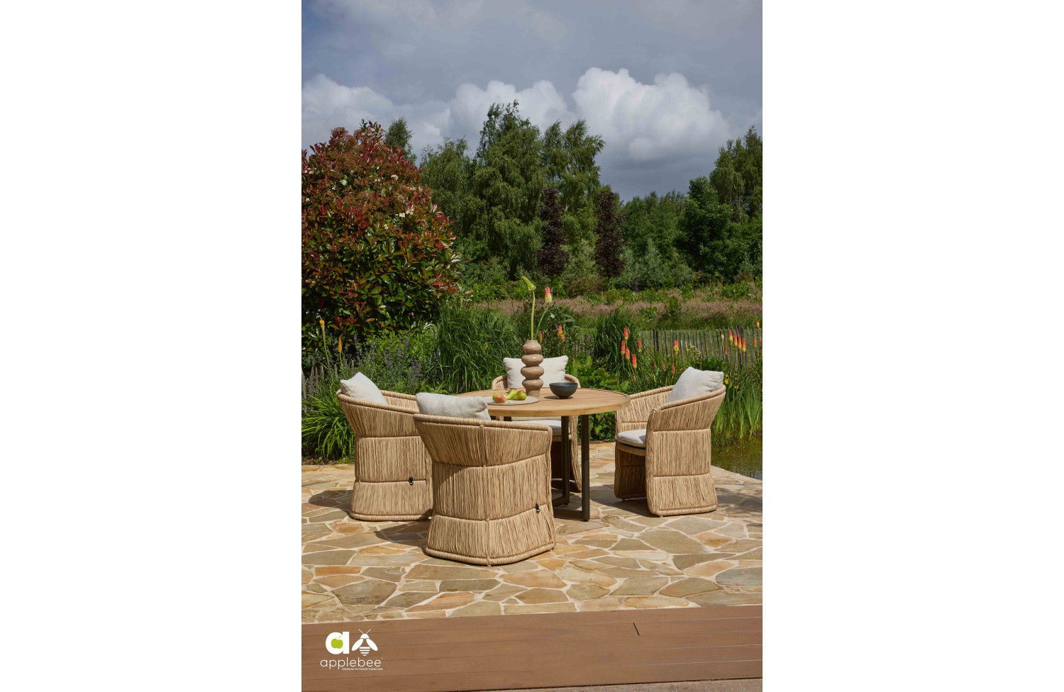 Dining Armchair (with cushions) APPLE BEE GILI 72000643