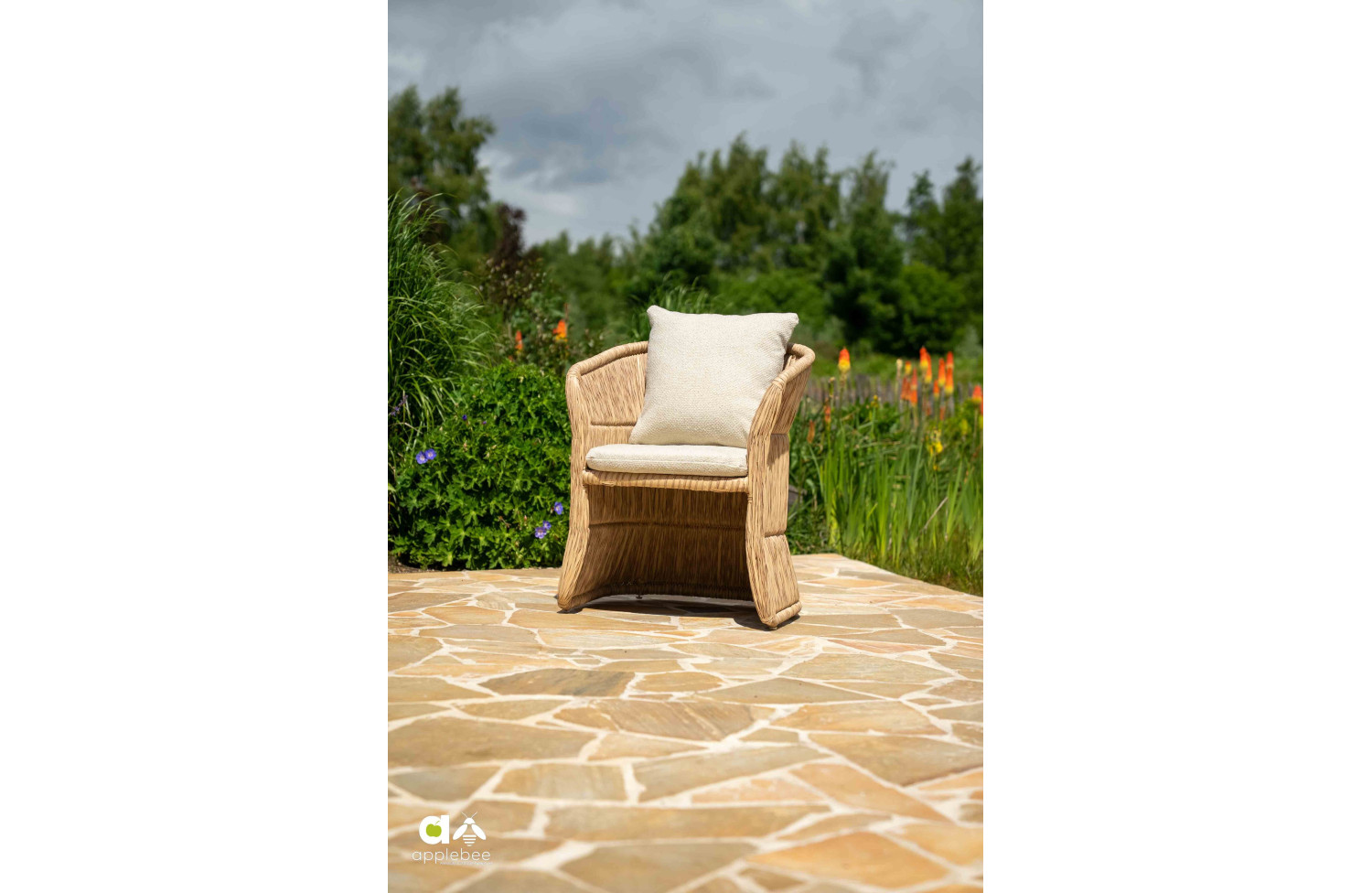 Стілець з підлокітниками ( з подушками) APPLE BEE GILI 72000643