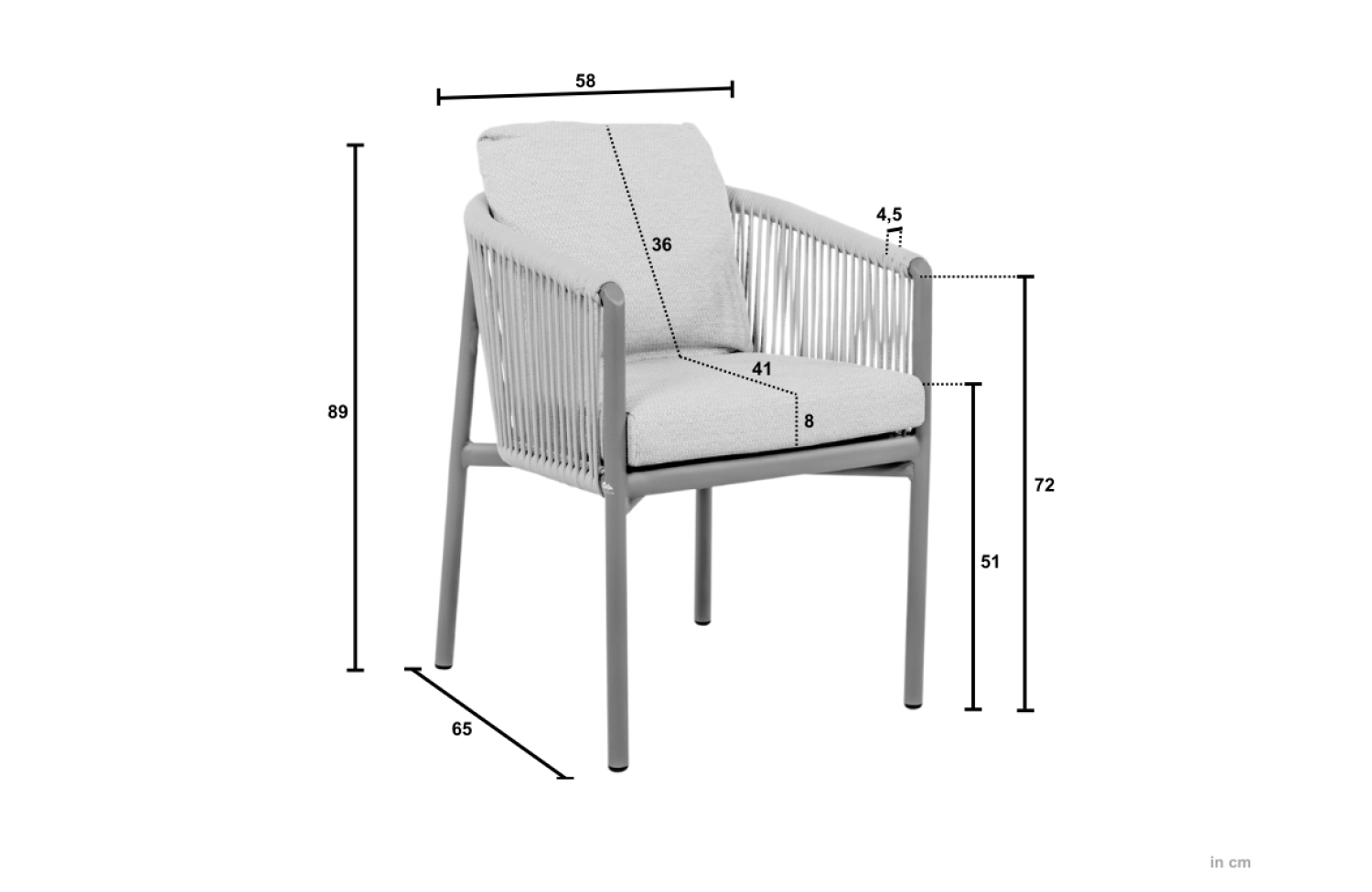 Zestaw do jadalni APPLE BEE 160 MELVILLE & BORA BORA 72000599 (1 szt) / 72000600 (1 szt) / 72000601 (1 szt) / 72000602 (1 szt) / 72000557 (6 szt) / TAUPE/GREY