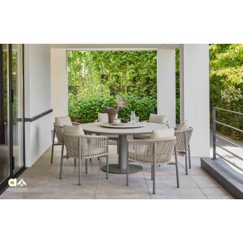 Zestaw do jadalni APPLE BEE 160 MELVILLE & BORA BORA 72000599 (1 szt) / 72000600 (1 szt) / 72000601 (1 szt) / 72000602 (1 szt) / 72000557 (6 szt) / TAUPE/GREY