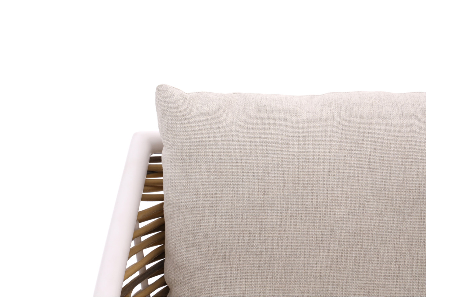 Lounge set (with cushions) APPLE BEE MILOU WHITE 70000625 (2 pcs) / 70000626 (1 pc) / 70000628 (1 pc) / 70000629 (1 pc)