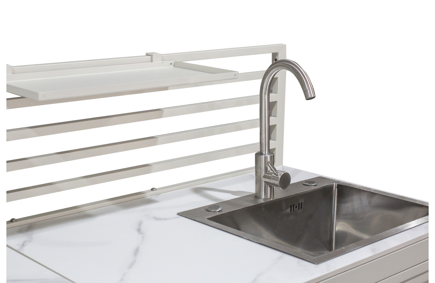 Комплект вуличної кухні із раковиною SKANDI SK 07T / SK 08T / SK 09T / TAUPE