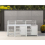 Outdoor kitchen set with a sink SKANDI SK 07T / SK 08T / SK 09T / TAUPE