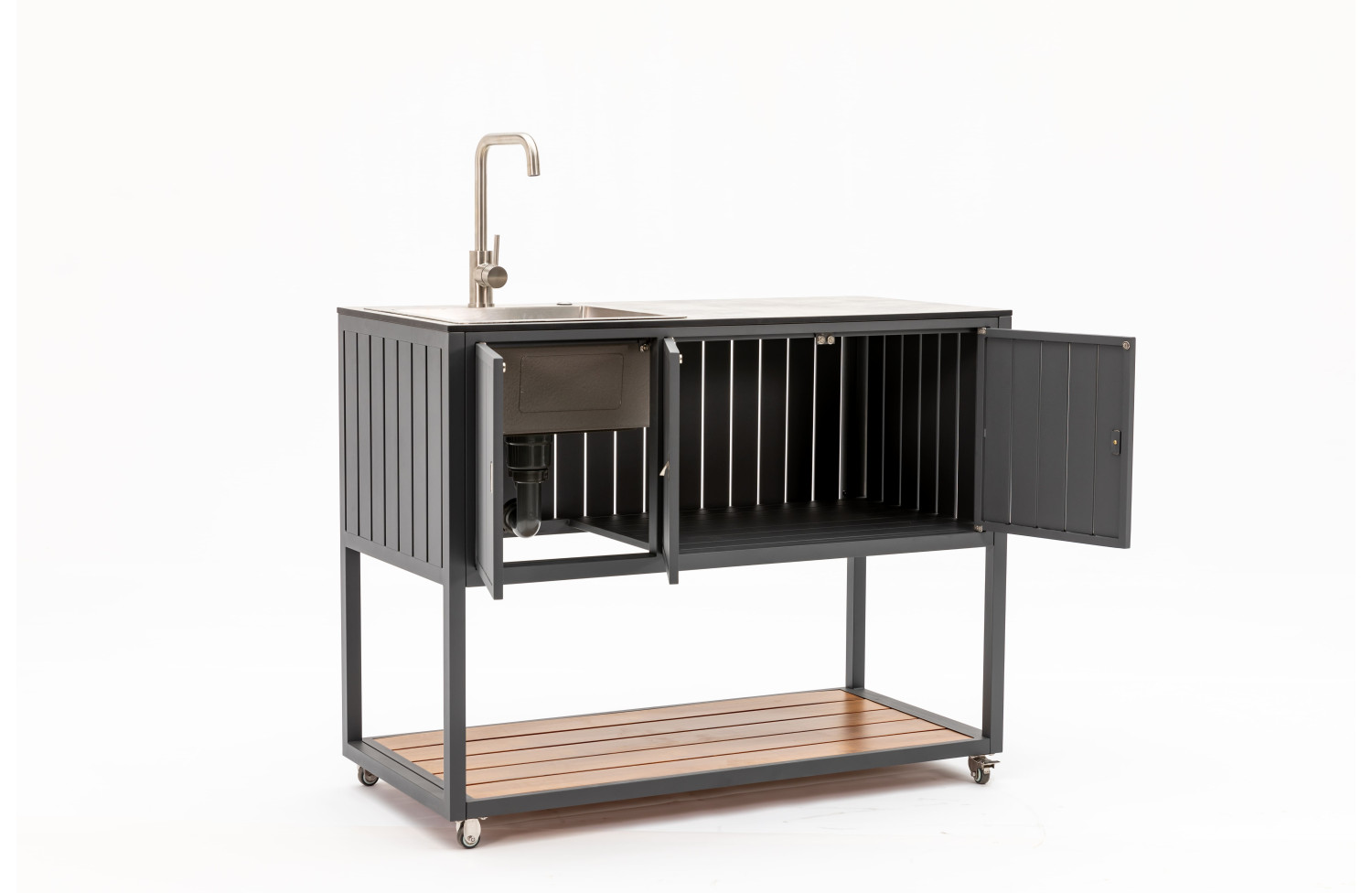 Outdoor sink unit (with wheels) / MATERA MT 06G / ANTRACITE