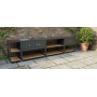 Outdoor double unit with middle shelf (with wheels) / MATERA MT 07G / ANTRACITE