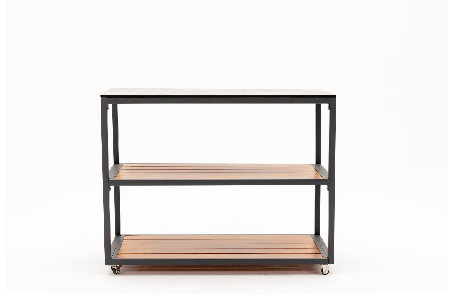 Outdoor double shelf unit (with wheels) / MATERA MT 08G / ANTRACITE