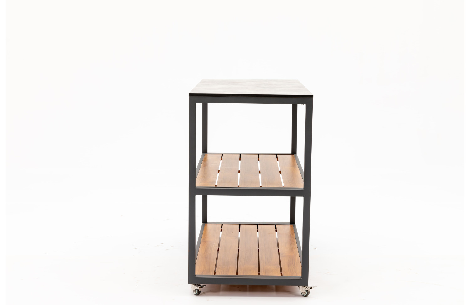 Outdoor double shelf unit (with wheels) / MATERA MT 08G / ANTRACITE