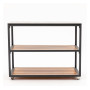 Outdoor double shelf unit (with wheels) / MATERA MT 08G / ANTRACITE
