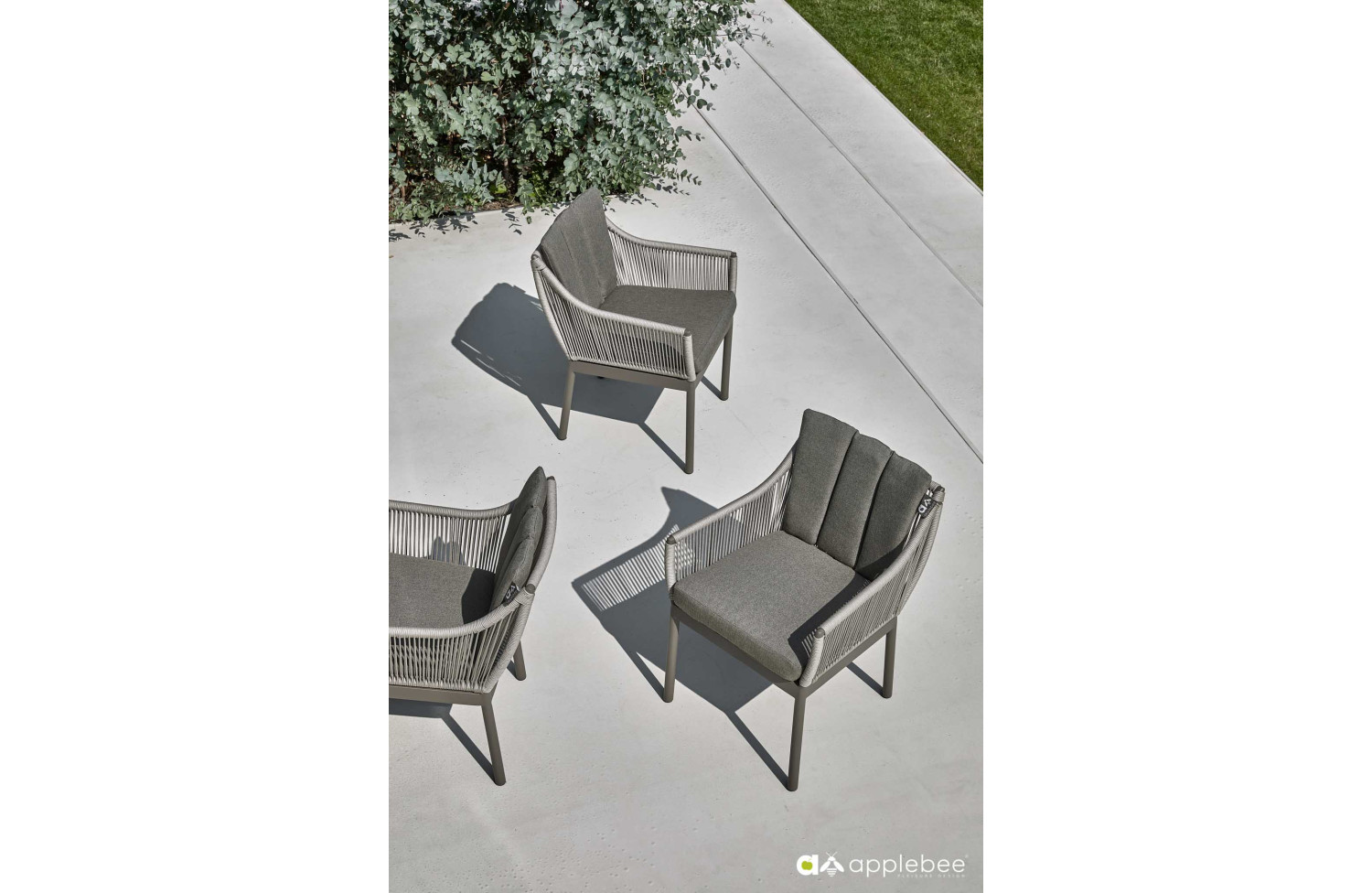 Dining Set (with cushions) APPLE BEE BIJOU 70001652 (1 pc) / 70001570 (4 pcs)