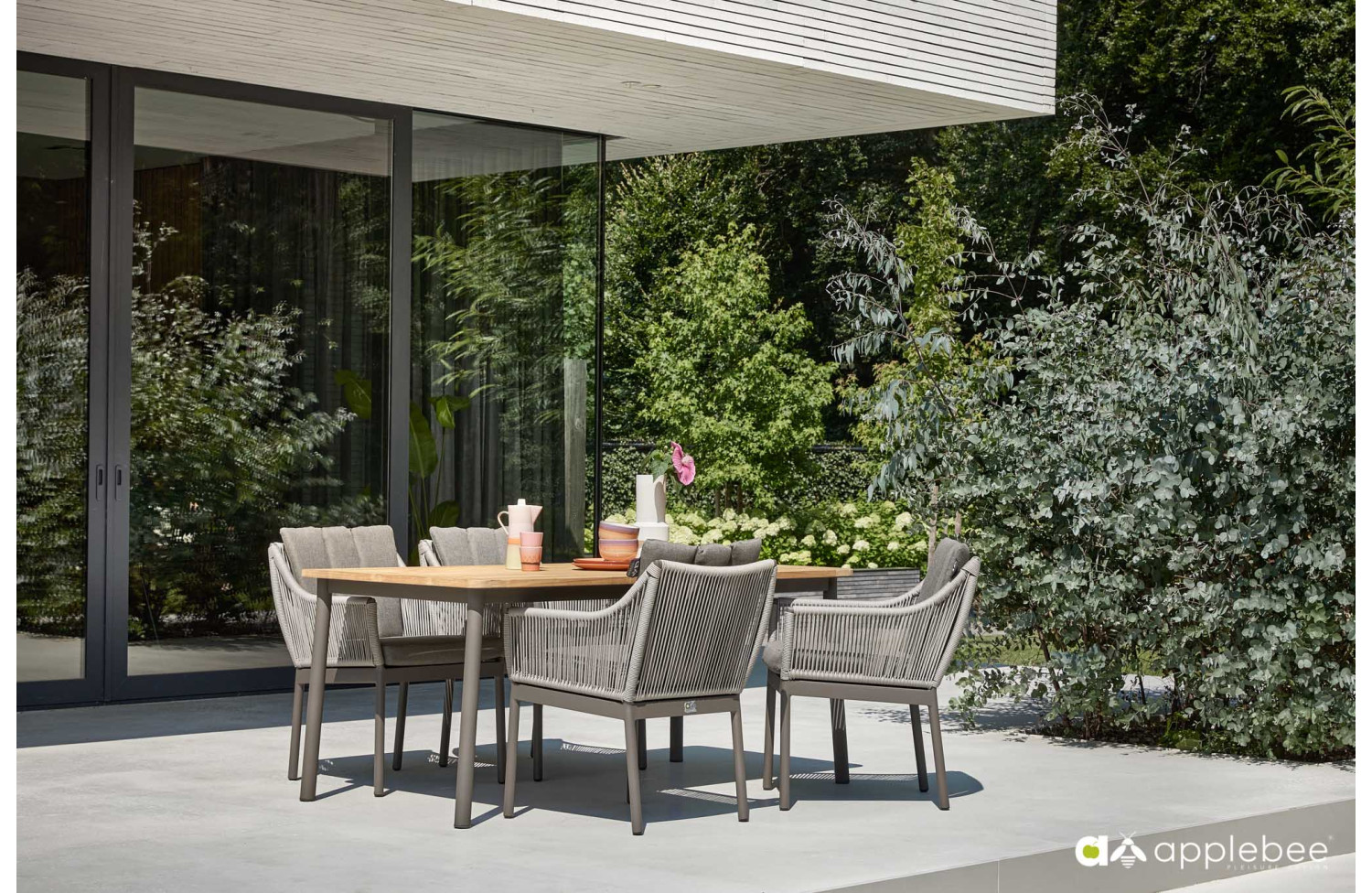 Dining Set (with cushions) APPLE BEE BIJOU 70001652 (1 pc) / 70001570 (4 pcs)