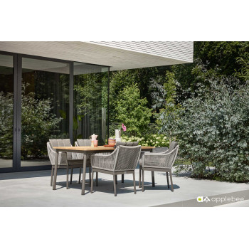 Zestaw do jadalni dla 4 osób (z poduszkami) APPLE BEE BIJOU 70001652 (1 szt) / 70001570 (4 szt)