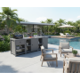 Outdoor Kitchen set with a sink MATERA MT 02T / MT 03T / MT 04T / TAUPE