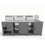 Outdoor Kitchen set with a sink MATERA MT 02G / MT 03G / MT 04G / ANTHRACITE