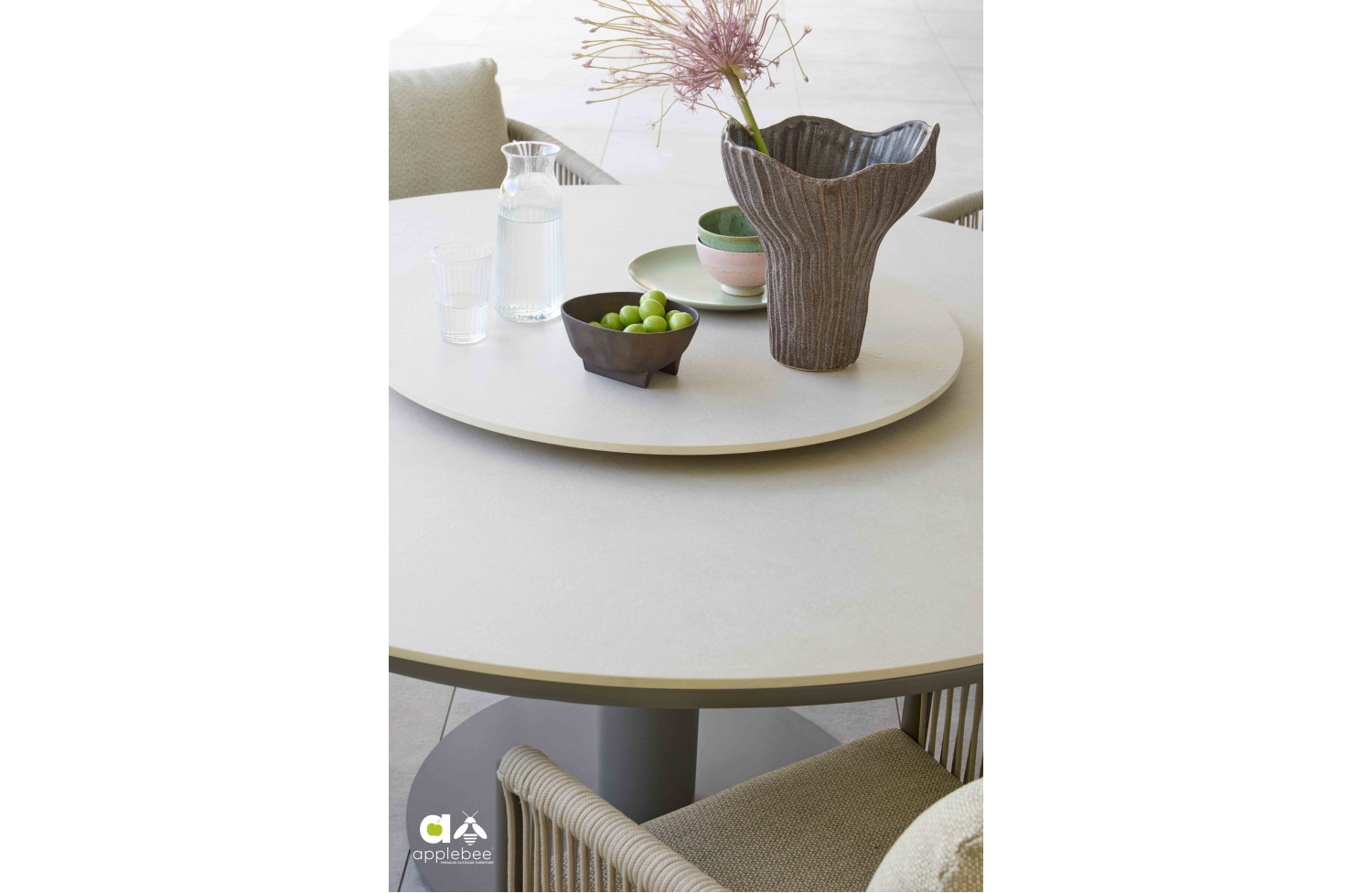 Обідній стіл д.160 (Lounge) APPLE BEE MELVILLE TAUPE/GREY 72000599 72000605 72000601 / 72000602