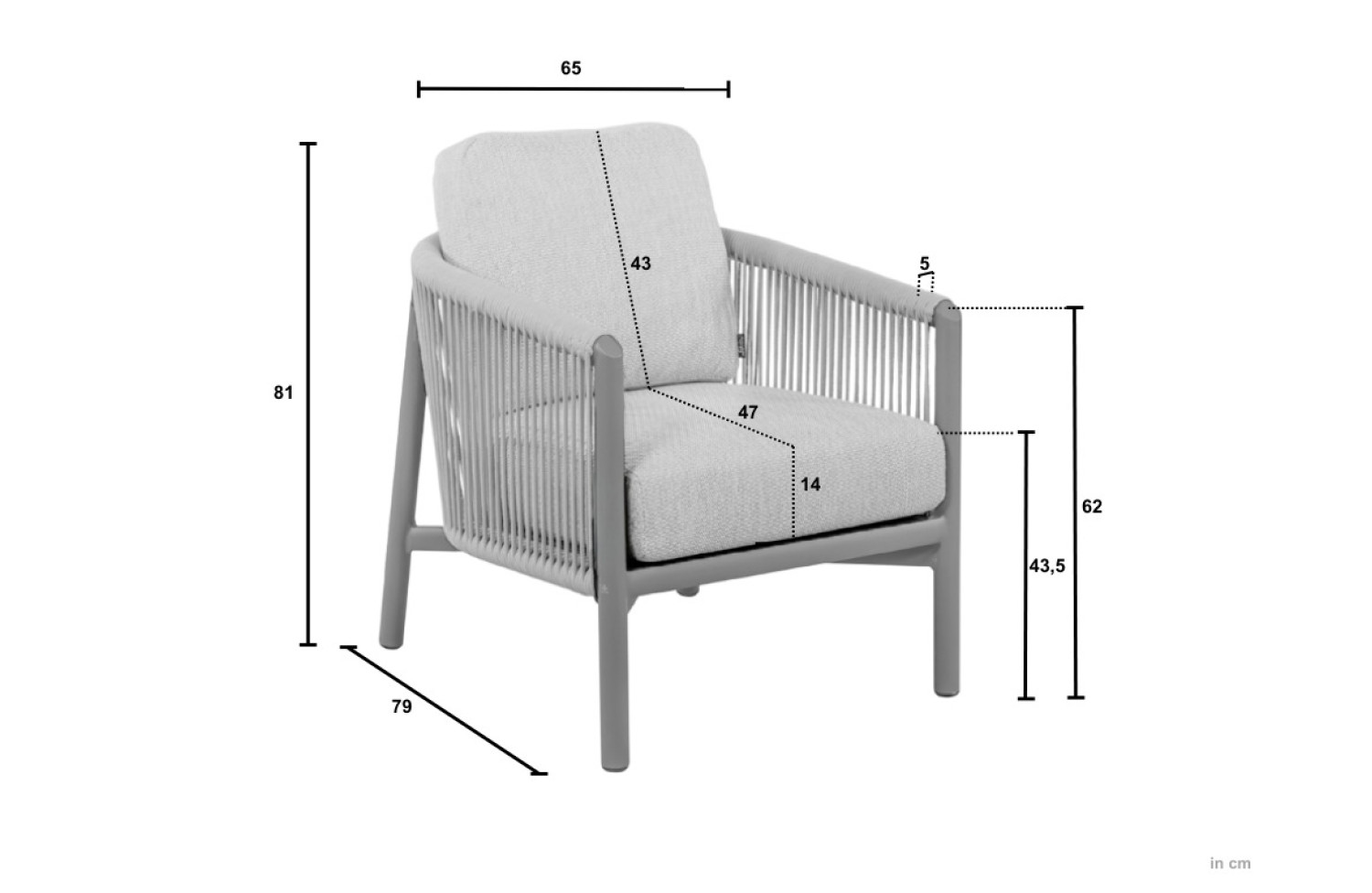 Обідній комплект APPLE BEE 160 (Lounge) MELVILLE & BORA BORA 72000599 (1 шт) / 72000605 (1 шт) / 72000601 (1 шт) / 72000602 (1 шт) / 72000558 (6 шт) / TAUPE/GREY
