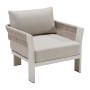 Lounge armchair (with cushions) HIGOLD BORROMEO 205421 / 20542023 / TAUPE
