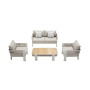 Lounge armchair (with cushions) HIGOLD BORROMEO 205421 / 20542023 / TAUPE