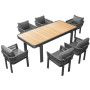 Dining table 210 (teak) HIGOLD BORROMEO 205471 / 20543071 / BLACK