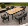 Dining table 210 (teak) HIGOLD BORROMEO 205471 / 20543071 / BLACK