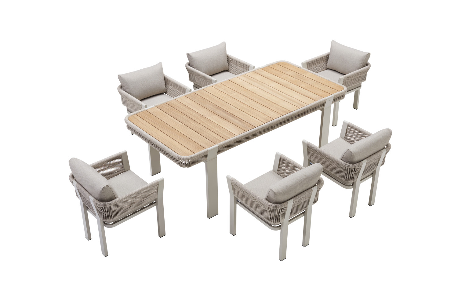 Dining table 210 (teak) HIGOLD BORROMEO 205471 / 20543071 / TAUPE