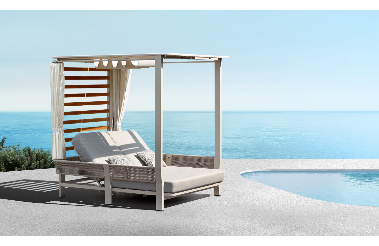 Daybed (with cushions) HIGOLD BORROMEO 205449 / TAUPE