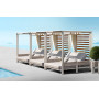 Daybed (with cushions) HIGOLD BORROMEO 205449 / TAUPE